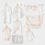 Andywawa AC25551 Newborn Set Pınk Baloons 10'Lu Hastane Çıkışı Ekru