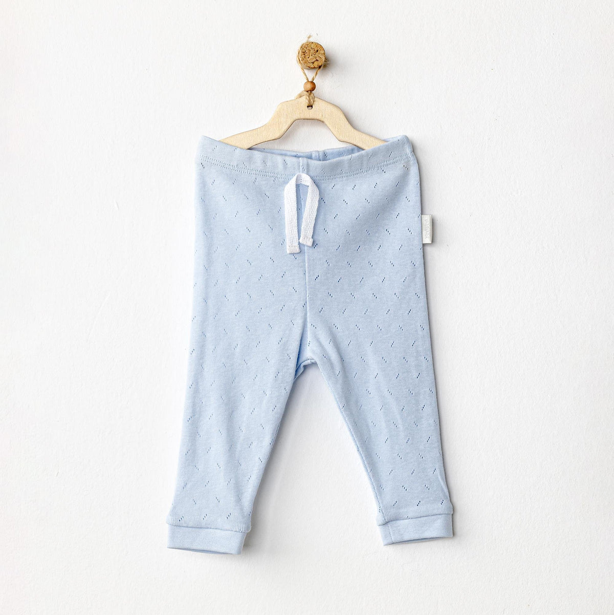Andywawa AC25556 Pants Jacquard Basic Pantolon Blue