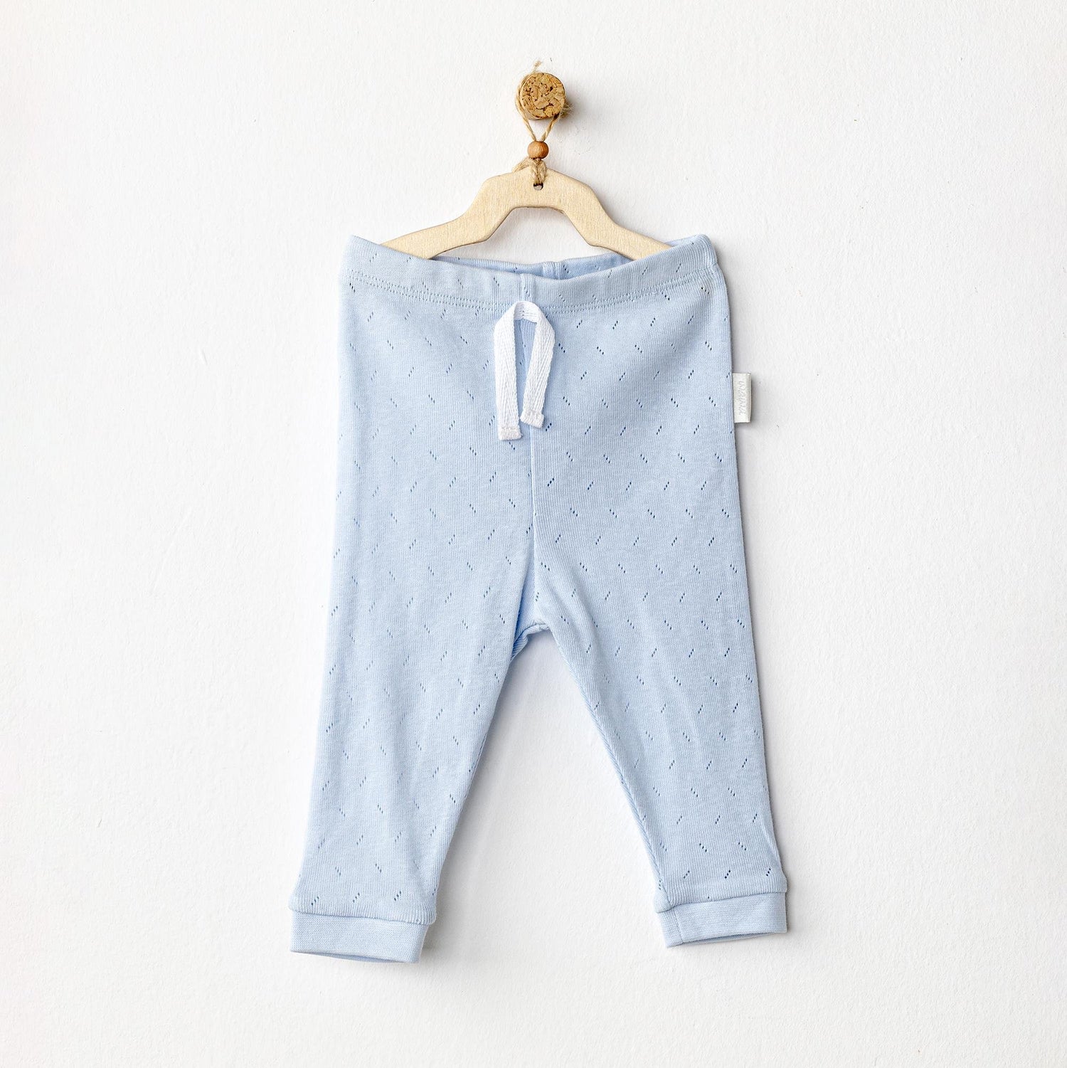 Andywawa AC25556 Pants Jacquard Basic Pantolon Blue