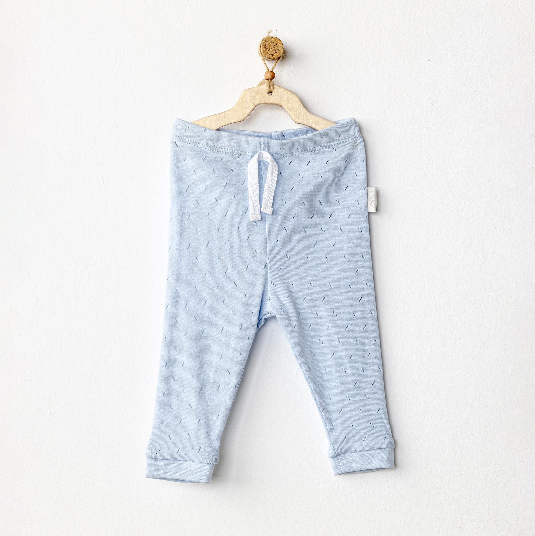 Andywawa AC25556 Pants Jacquard Basic Pantolon Blue