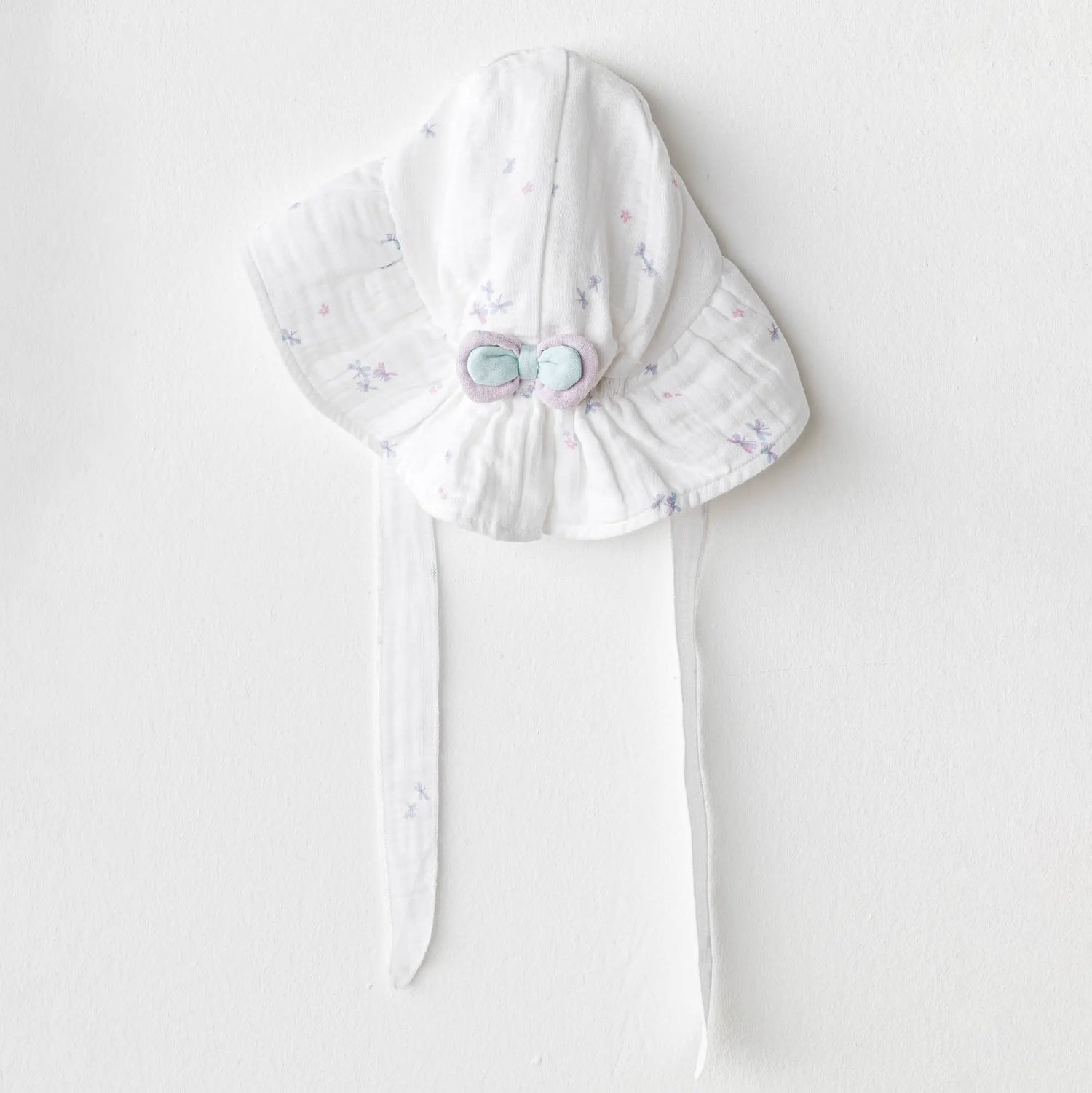 Andywawa AC25580 Magical Butterfly Müslin Bebek Şapka White