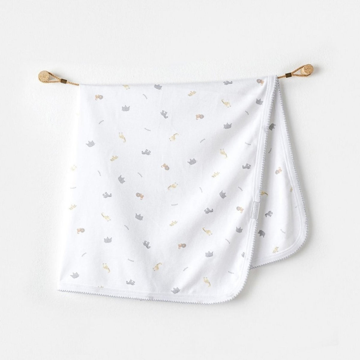 Andywawa AC25808 Blanket 85x90 Little King Bebek Battaniye White