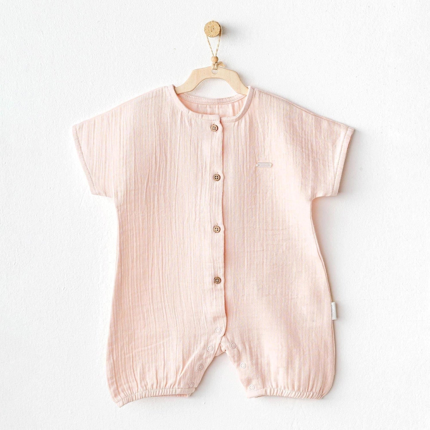 Andywawa AC25884 Müslin Home Bebe Tulum Pink
