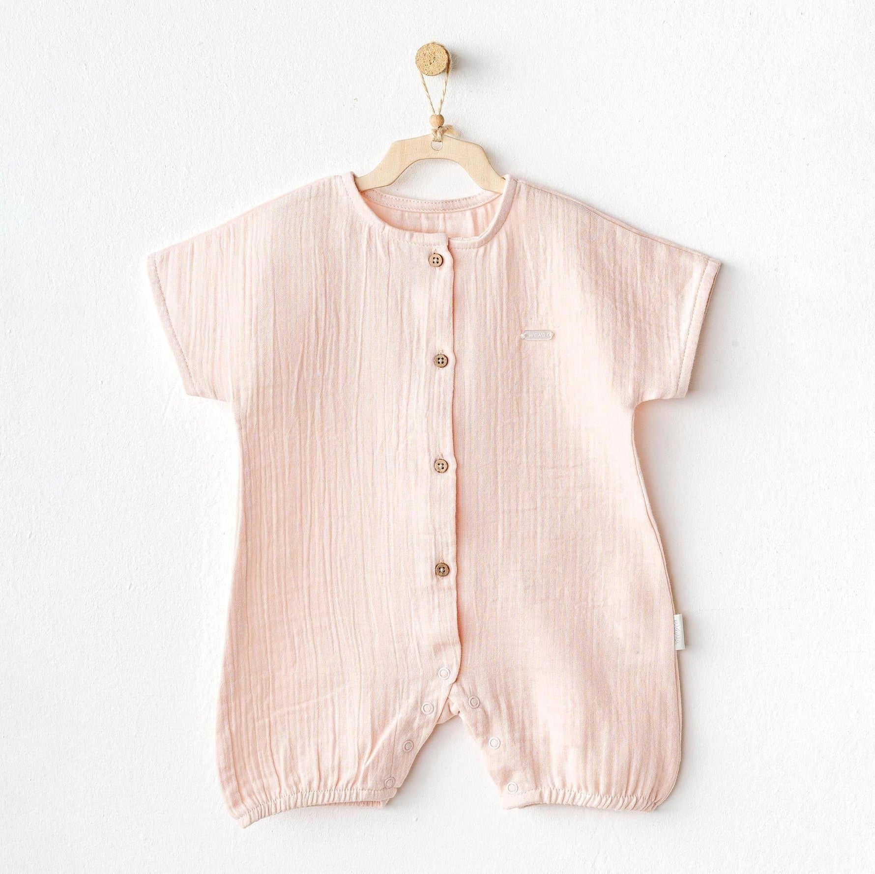Andywawa AC25884 Müslin Home Bebe Tulum Pink