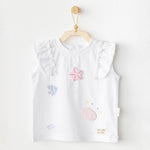 Andywawa AC25969 Casual Bebek Tshırt White