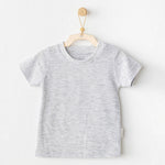 Andywawa AC25971 Casual Bebek Tişört Grey Melange