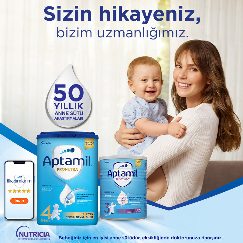 Aptamil Çocuk Devam Sütü Maması No5 2 Yaş+ 350 Gr