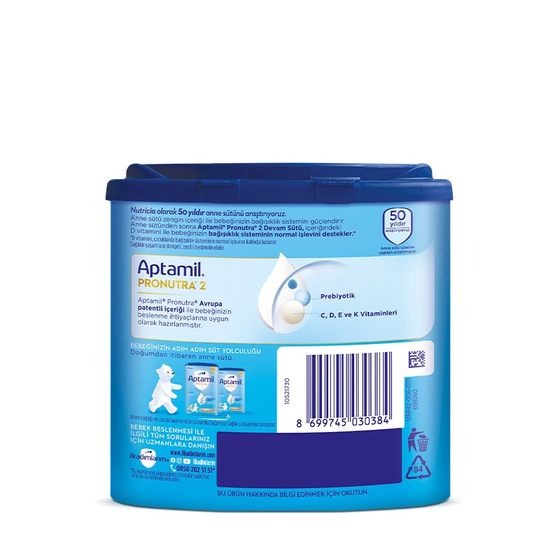 Aptamil Devam Sütü Maması No2 6-9 Ay 350 Gr