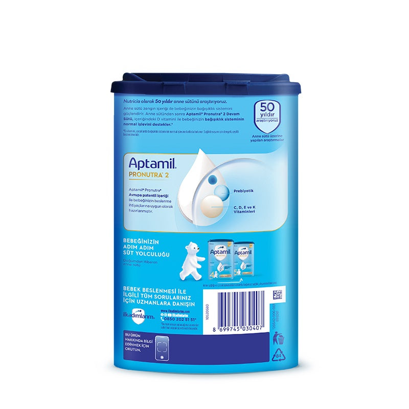 Aptamil Devam Sütü Maması No2 6-9 Ay 800 Gr