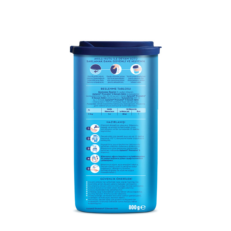 Aptamil Devam Sütü Maması No3 9-12 Ay 800 Gr