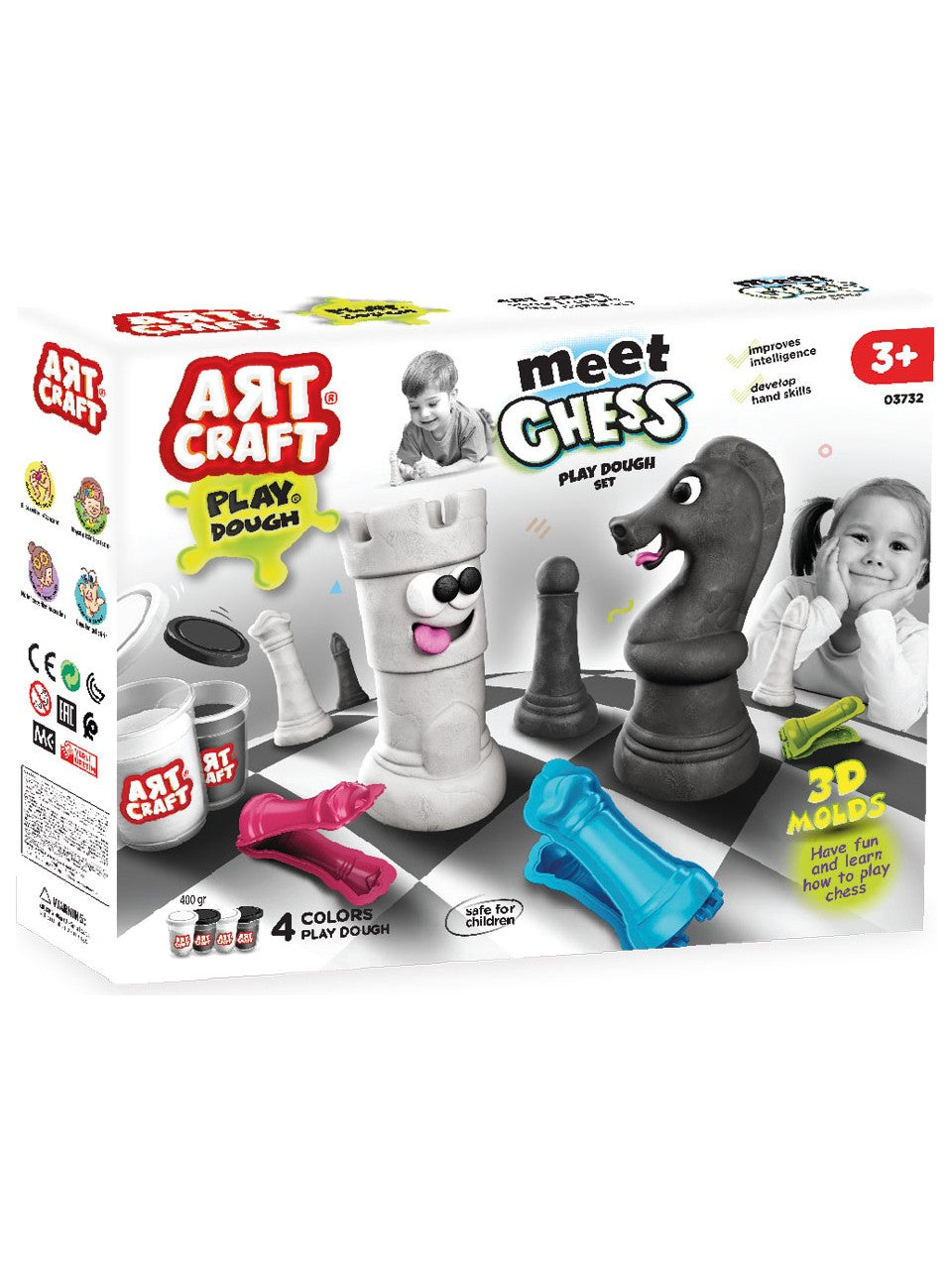 Art Craft Satranç Hamur Set 03732