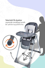 Baby Care BC511 Flex Plus Mama Sandalyesi Antrasit