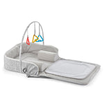 BabyJem Babynest Çanta 771 Gri Kare