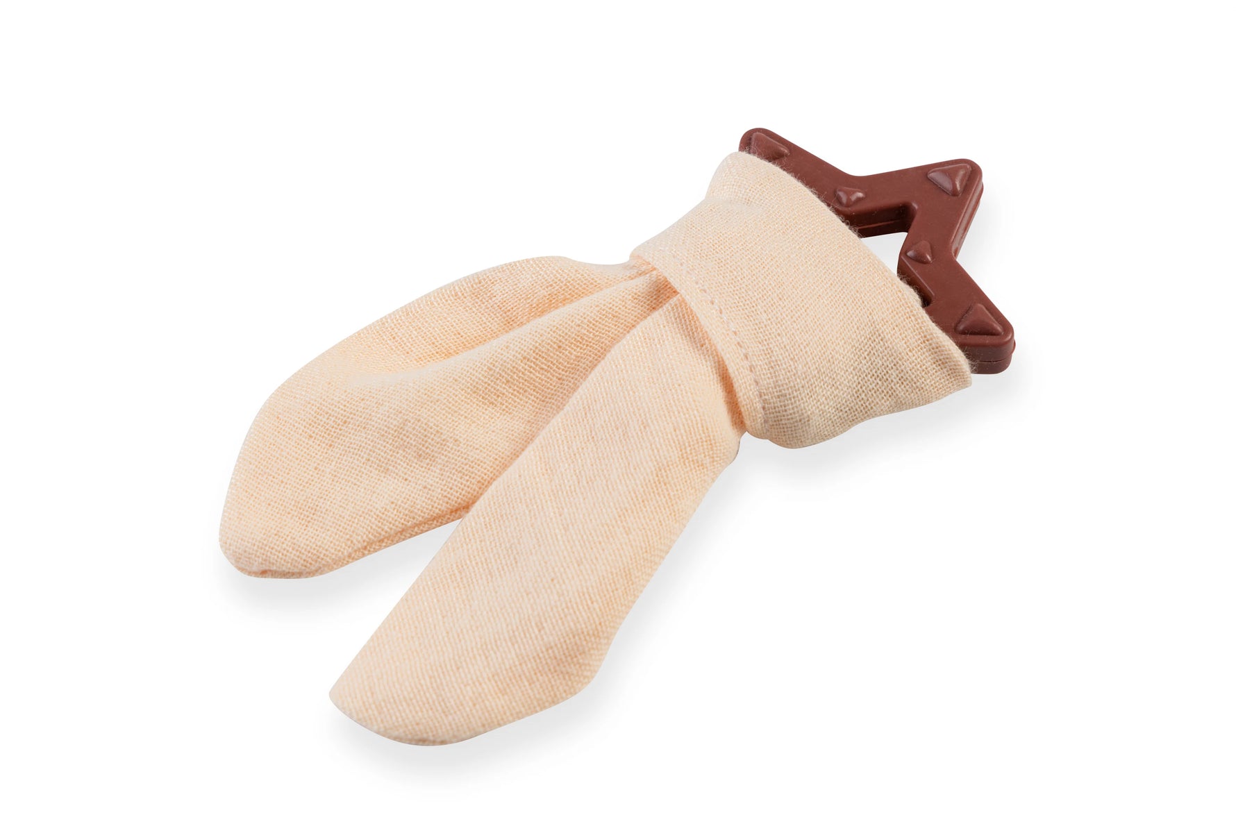 BabyJem Silikon Diş Kaşıyıcılı Müslin Önlük 736 Somon