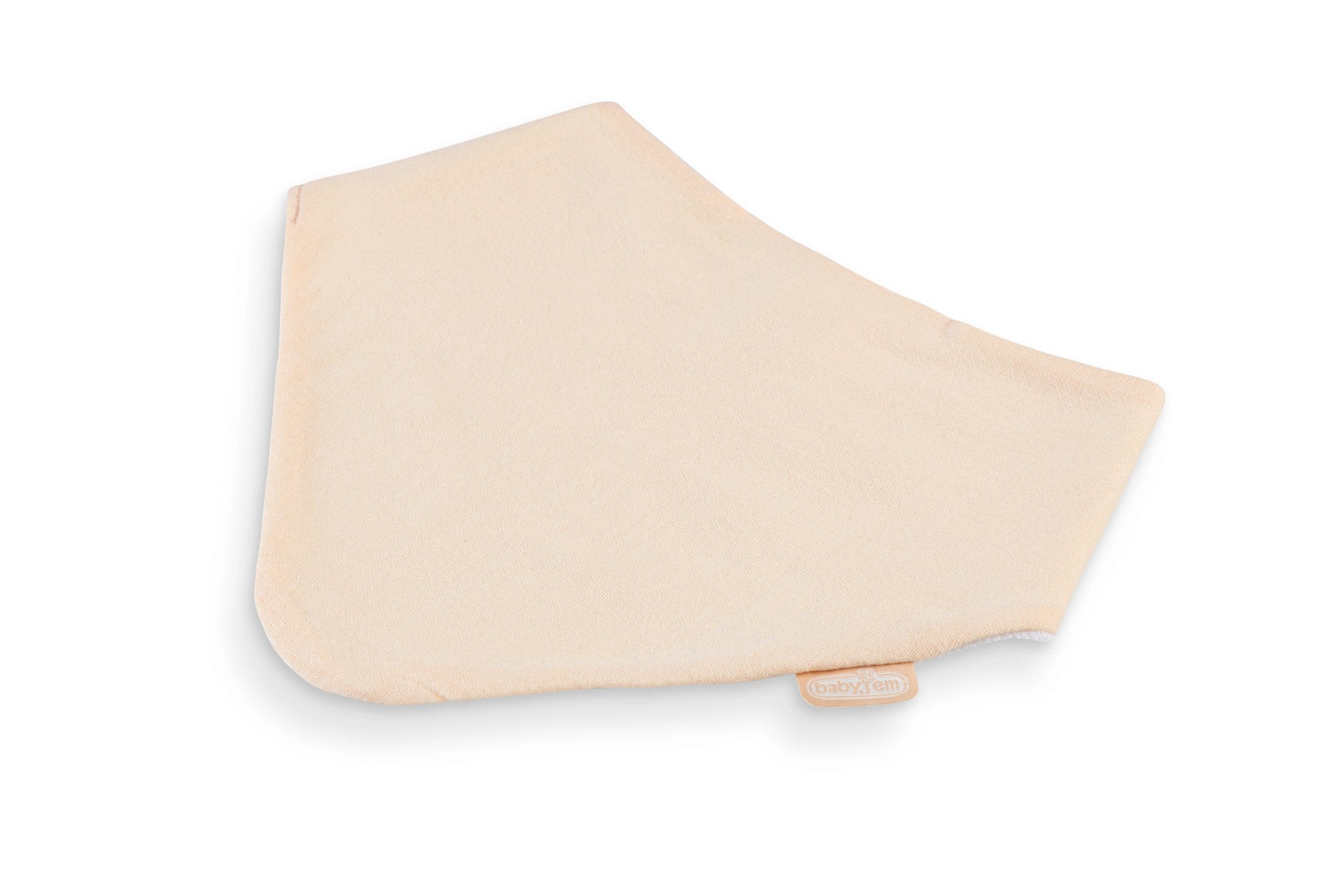 BabyJem Silikon Diş Kaşıyıcılı Müslin Önlük 736 Somon