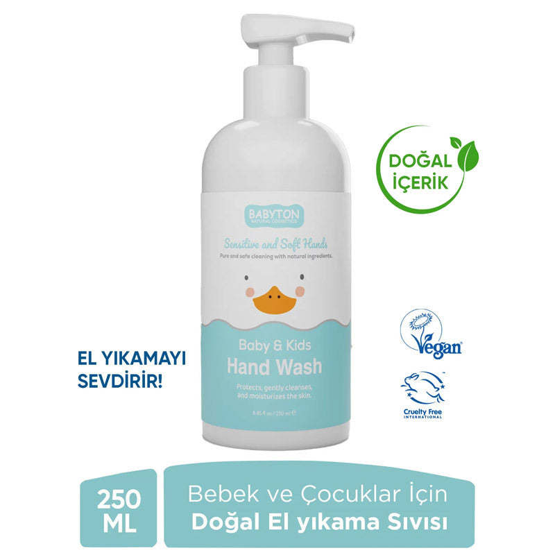 Babyton Bebek Ve Çocuklar İçin Doğal El Yıkama Sıvısı