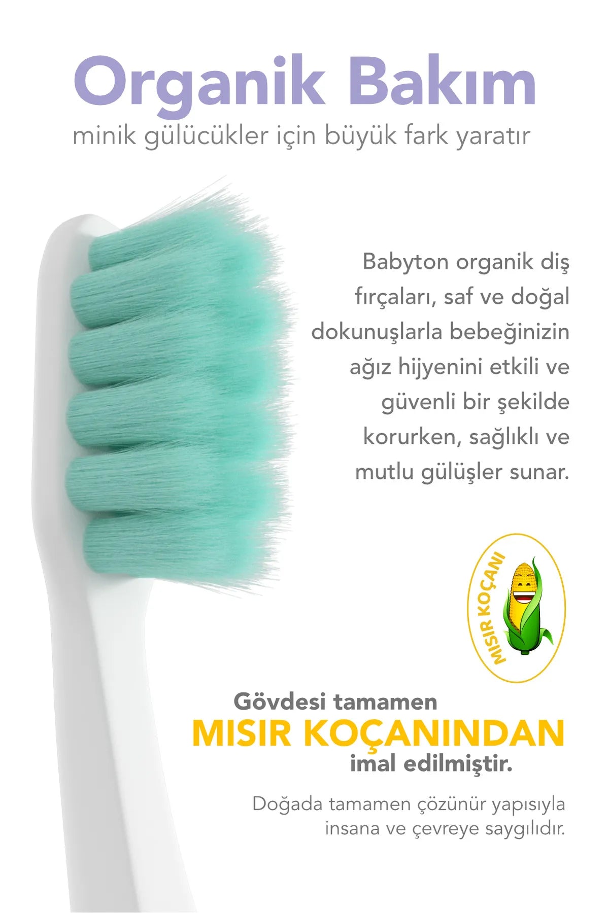 Babyton Bio Ultra Yumuşak Çocuk Diş Fırçası Fil