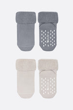 Bistyle 2li Havlu Soket Kaymaz Basic Boy 10508 Gri