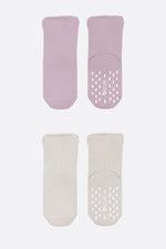 Bistyle 2li Havlu Soket Kaymaz Basic Girl 10507 Lila