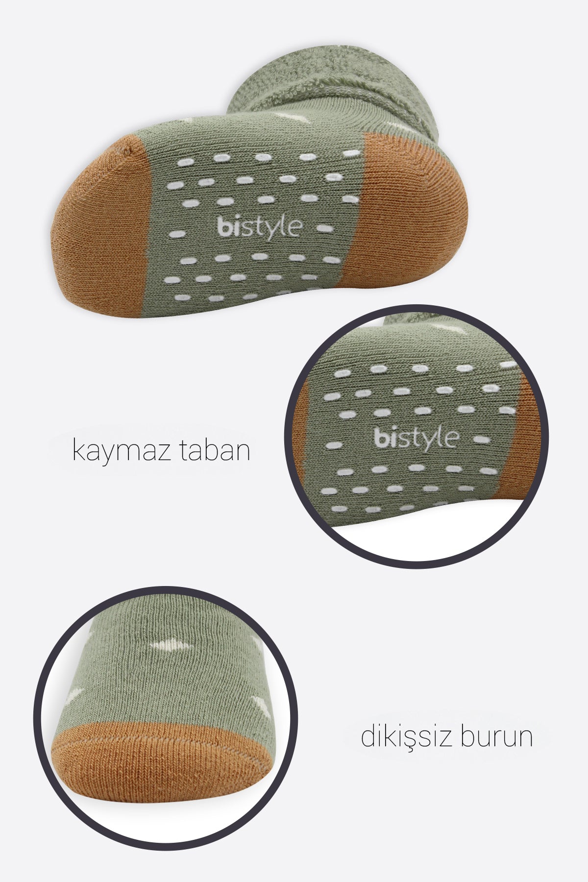 Bistyle 2li Havlu Soket Kaymaz Point Girl 10505 Nil