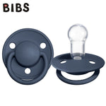 Bibs De Lux Silikon Emzik 0-36 Ay Steel Blue