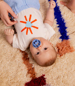 Bibs Studio Colour Block Kauçuk Emzik 0-6 Ay Sky Blue