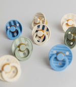 Bibs Studio Colour Block Kauçuk Emzik 0-6 Ay Sky Blue