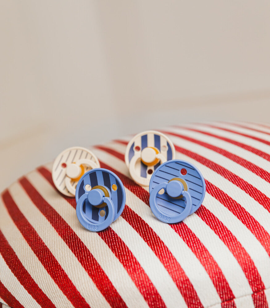 Bibs Studio Colour Pin Kauçuk Emzik 0-6 Ay Sky Blue