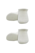 Bistyle 2'Li Sneakers Kaymaz Basic Penye Çorap 20103 Ekru Ekru
