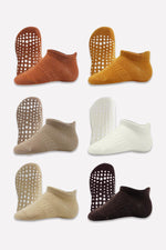 Bistyle 6'Lı Sneakers Kaymaz Penye Çorap 20102 Toprak