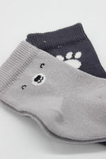 Bistyle 2li Bear Penye Soket Çorap 10116 Gri