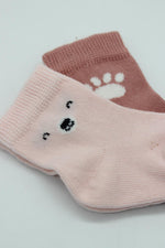 Bistyle 2li Bear Penye Soket Çorap 10116 Pembe