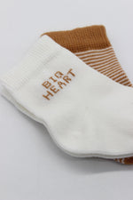 Bistyle 2'Li Big Heart Penye Soket Çorap 10117 Hardal