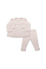 Bistyle Grow İn Love 2'Li Bebe Takım 14102 Pembe Ekru