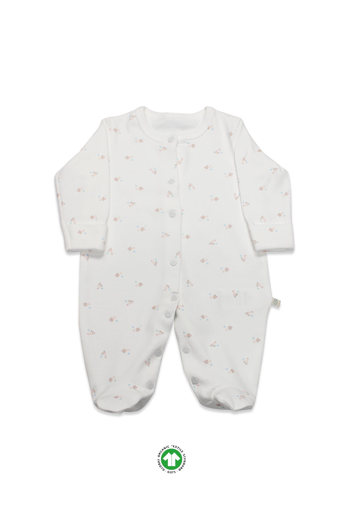 Bistyle Grow İn Love Bebe Tulum 15103 Pembe Ekru