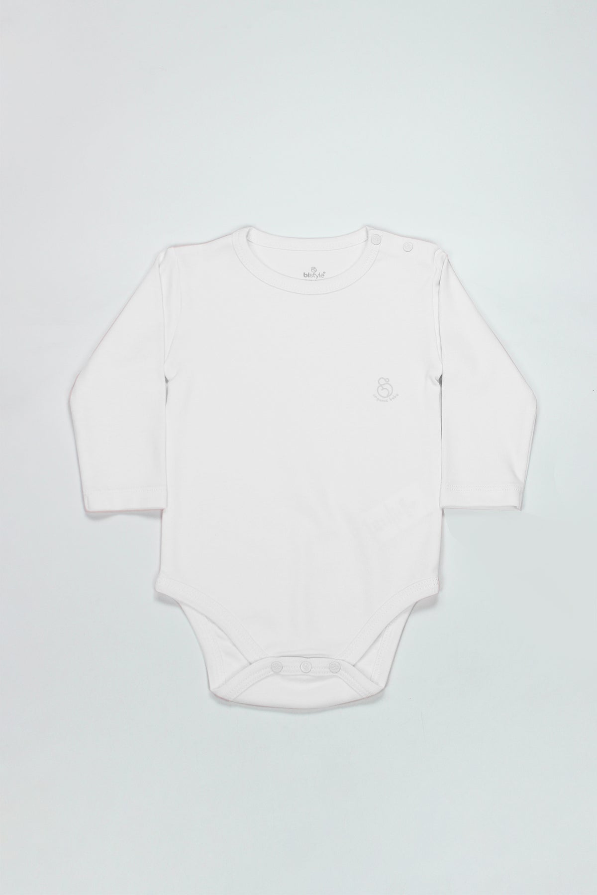 Bistyle Natural Basic Style Uzun Kol Body 17104 Beyaz