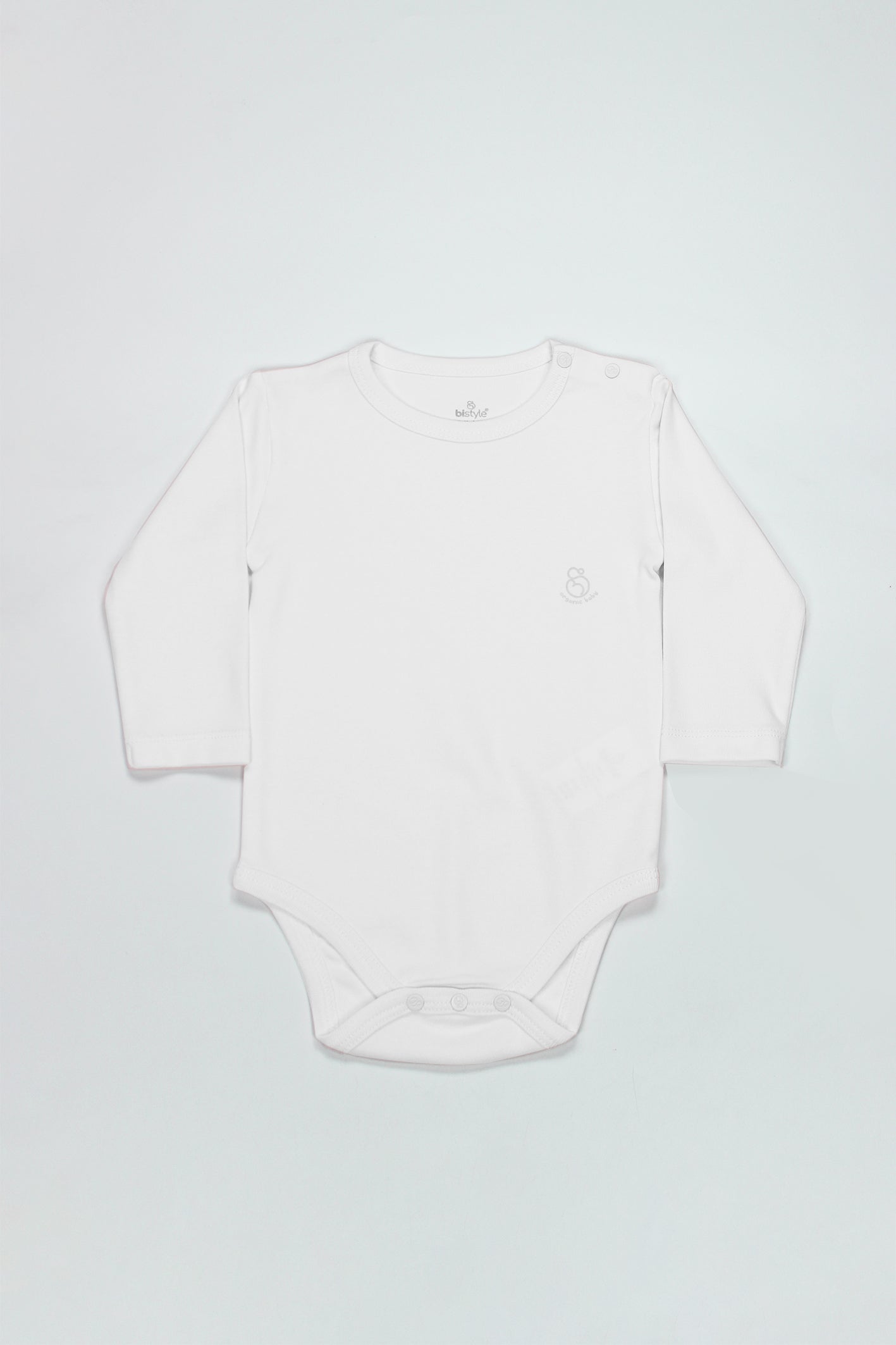 Bistyle Natural Basic Style Uzun Kol Body 17104 Beyaz