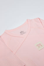 Bistyle Organic Modal Flying Balloons Kruvaze Uzun Kol Body BS17121 Pembe