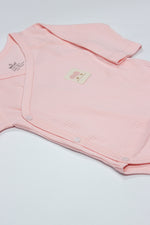 Bistyle Organic Modal Flying Balloons Kruvaze Uzun Kol Body BS17121 Pembe