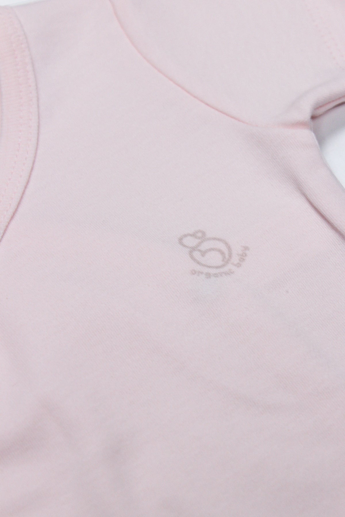 Bistyle Organik Natural Basic Style Kruvaze Uzun Kol Body BS17102 Pembe