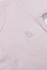 Bistyle Organik Natural Basic Style Kruvaze Uzun Kol Body BS17102 Pembe