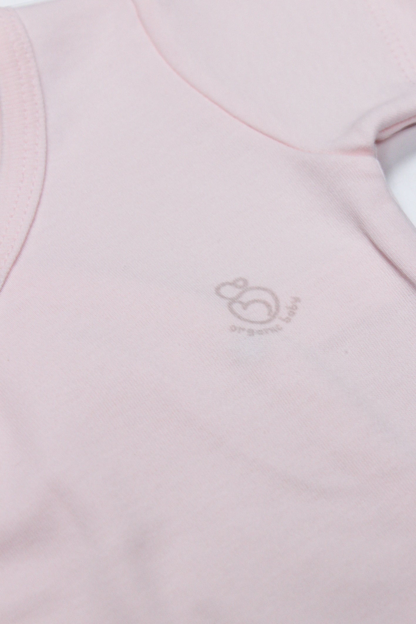 Bistyle Organik Natural Basic Style Kruvaze Uzun Kol Body BS17102 Pembe