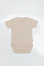 Bistyle Organik Natural Basic Style Kruvaze Yarım Kol Body BS17101 Bej