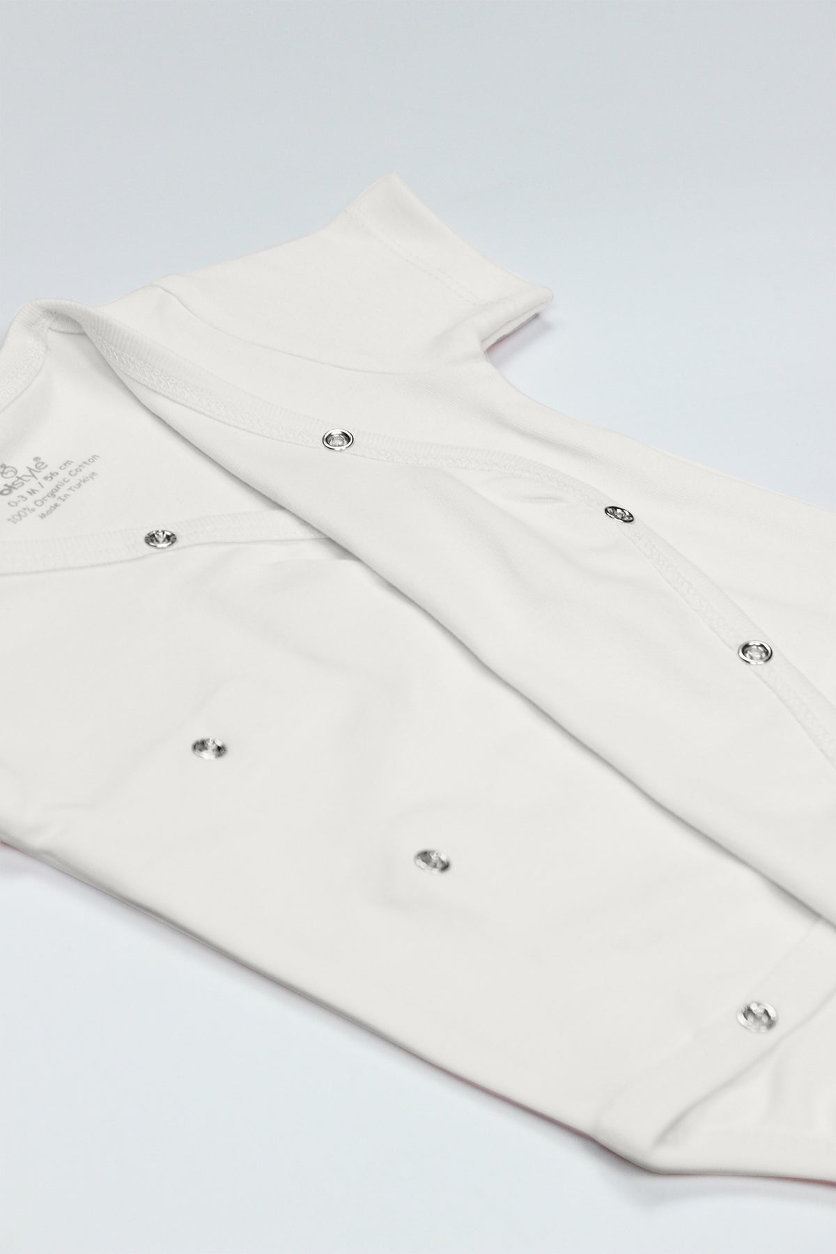 Bistyle Organik Natural Basic Style Kruvaze Yarım Kol Body BS17101 Ekru