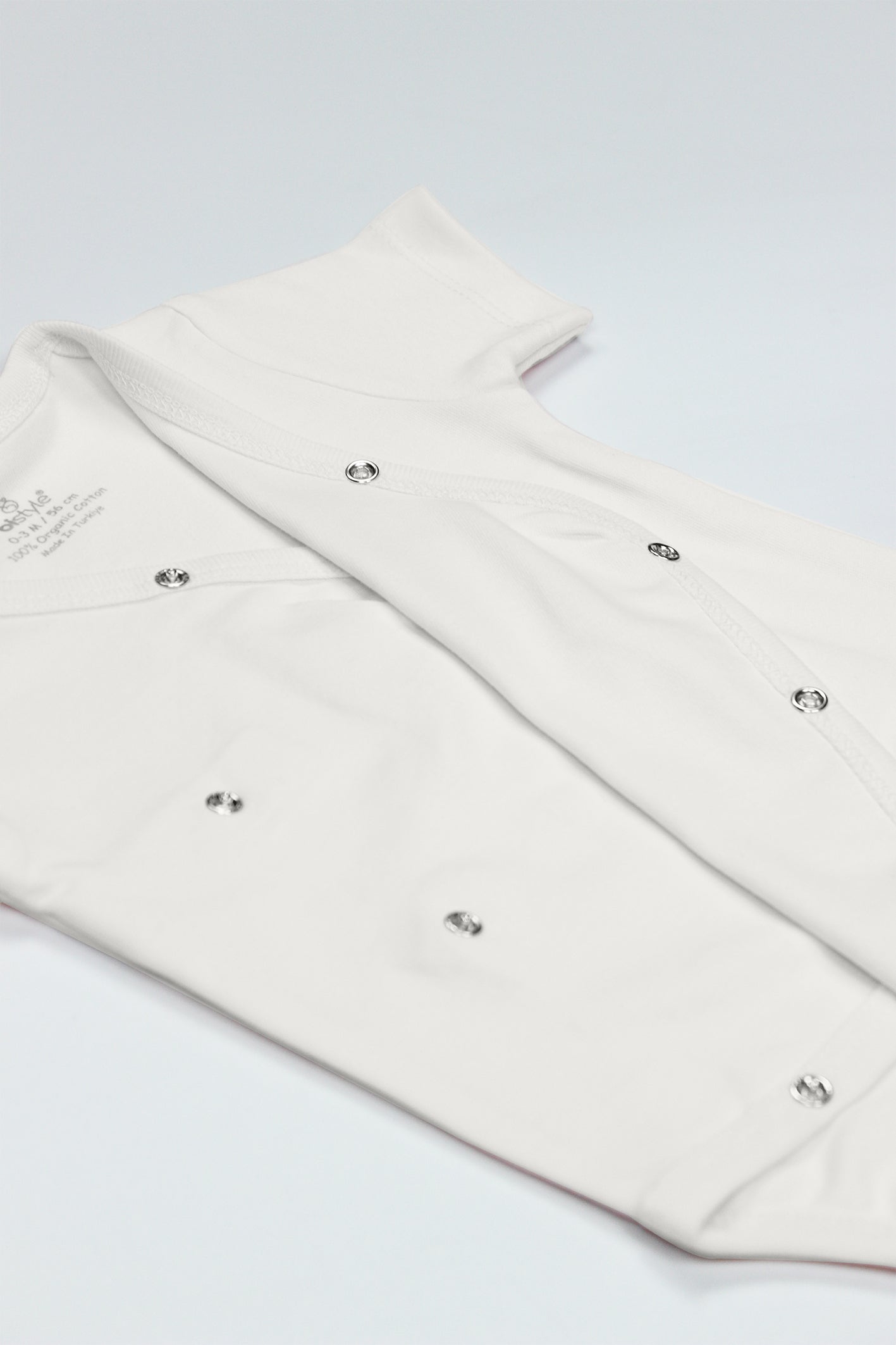 Bistyle Organik Natural Basic Style Kruvaze Yarım Kol Body BS17101 Ekru