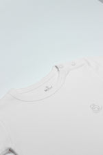 Bistyle Organik Natural Basic Style Yarım Kol Body BS17103 Beyaz