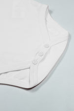 Bistyle Organik Natural Basic Style Yarım Kol Body BS17103 Beyaz