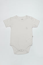 Bistyle Organik Natural Basic Style Yarım Kol Body BS17103 Ekru