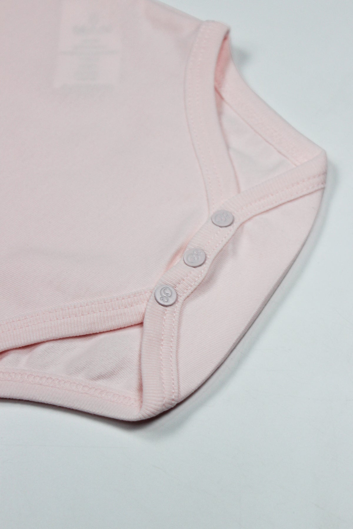 Bistyle Organik Natural Basic Style Yarım Kol Body BS17103 Pembe