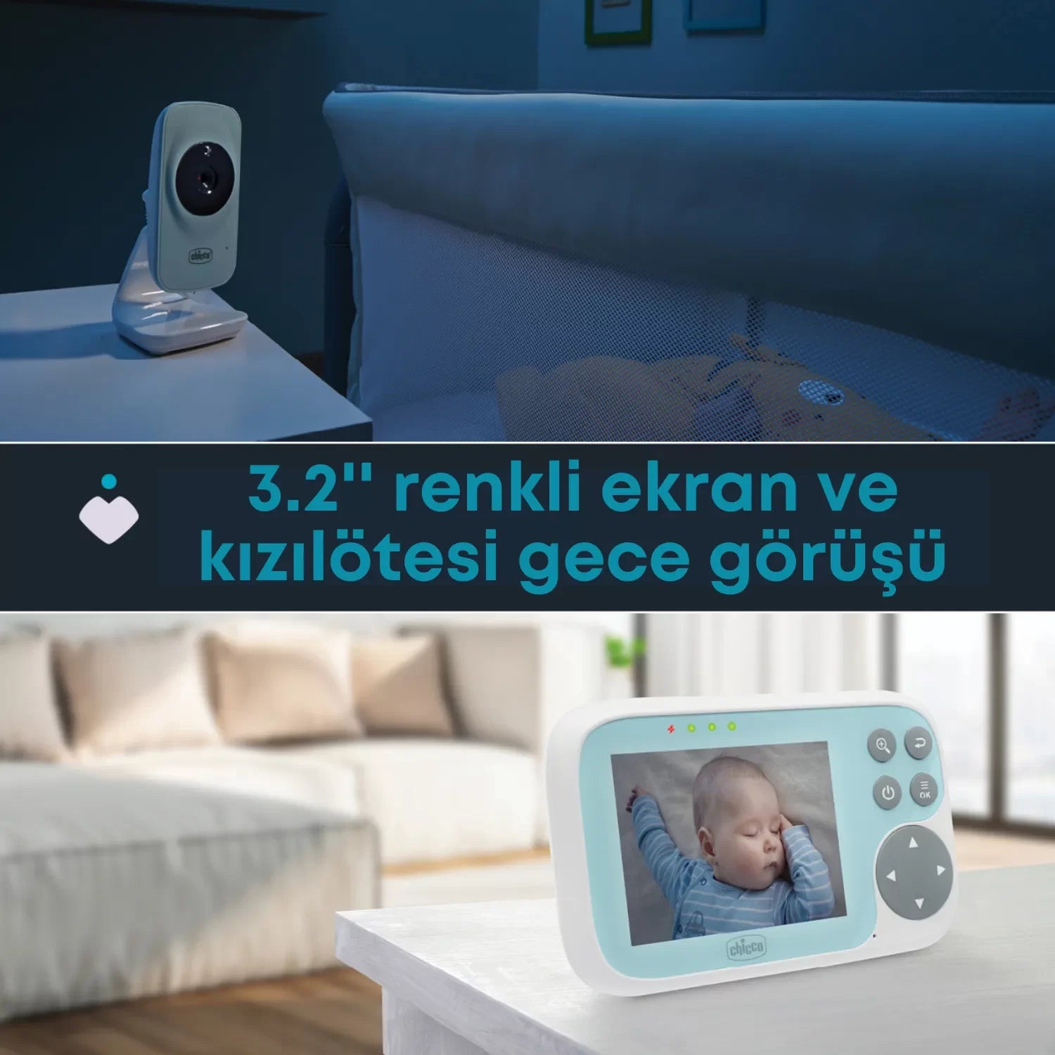 Chicco Baby Bebek Kamerası Start